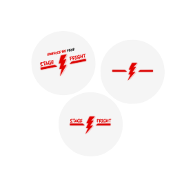 Stage Fright Temporary Tattoos